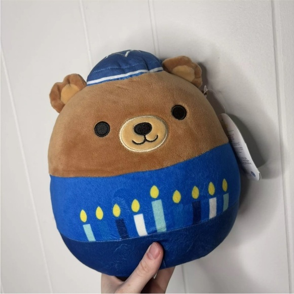 NWT Squishmallow KOFI 8” Jewish Bear Hanukkah - Picture 1 of 7